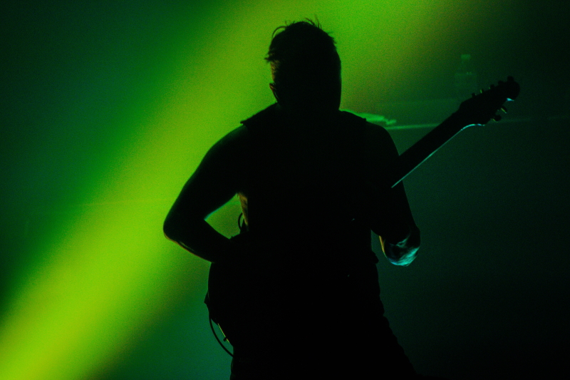 Alternative metal band All That Remains performing at Winnipeg's Park Theatre.