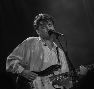 The Academic performing at the Bowery Ballroom in NYC.