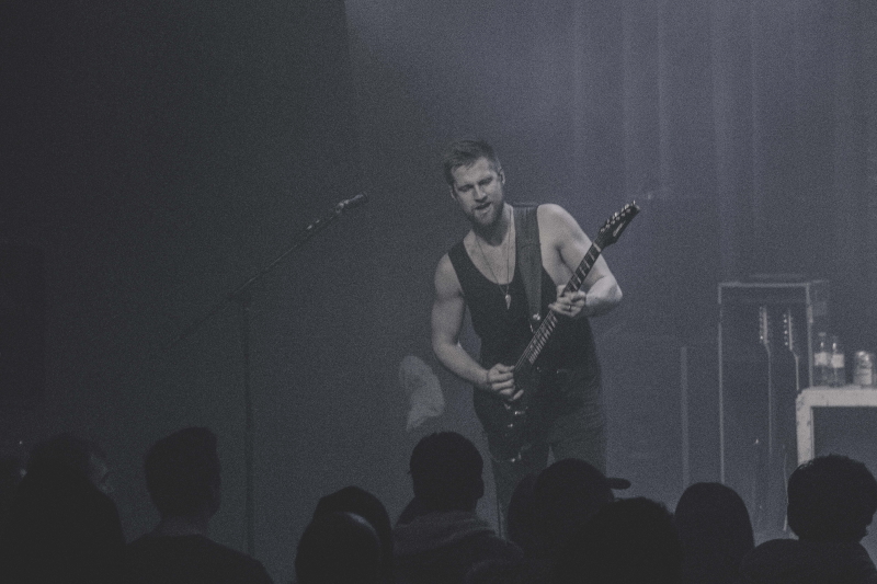 Alberta's hard rock band Royal Tusk performing at The Park Theatre.