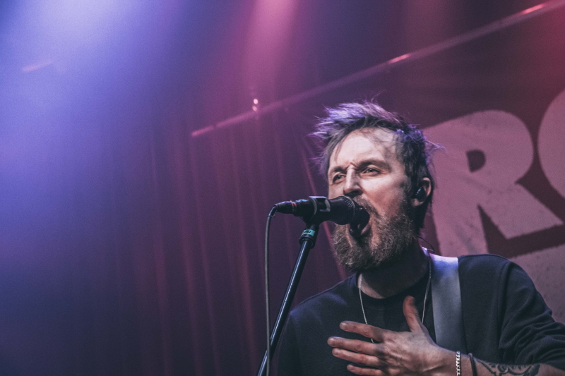 Alberta's hard rock band Royal Tusk performing at The Park Theatre.