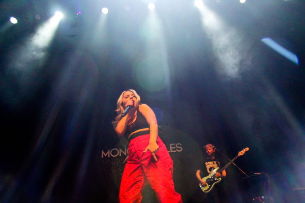 Monowhales performing in Regina, SK at the Conexus Arts Centre.