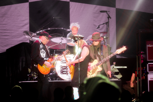 Cheap Trick performing in Regina, SK on the Brandt Centre stage.