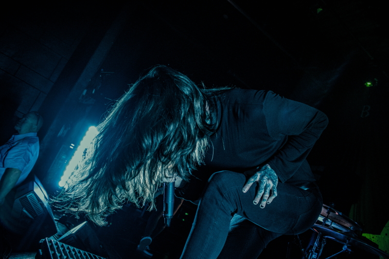 Post-hardcore/metalcore band Bad Omens performing at Winnipeg's Park Theatre.