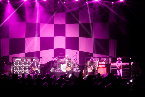 Cheap Trick performing in Regina, SK on the Brandt Centre stage.