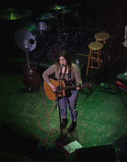 Leanne Firestone performing at The Music Box in San Diego.
