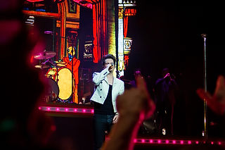 Panic! at the Disco on stage in London in part of their farewell tour.