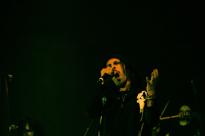Gothic metal/alternative metal band Lacuna Coil performing at Winnipeg's Park Theatre.