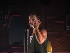John K performing at the Moroccan Lounge in Los Angeles.