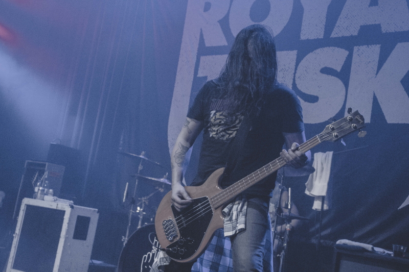 Alberta's hard rock band Royal Tusk performing at The Park Theatre.