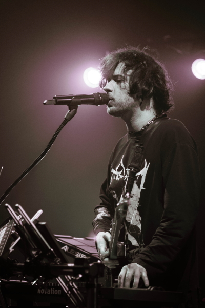 EDM artist Essenger performing at The Park Theatre in Winnipeg.