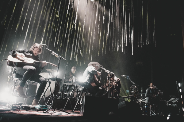 NEEDTOBREATHE beginning their tour, performing at Winnipeg's Burton Cummings Theatre.