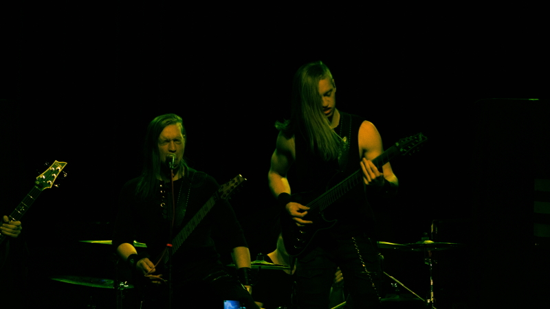 Metal band Uncured performing at The Park Theatre in Winnipeg.