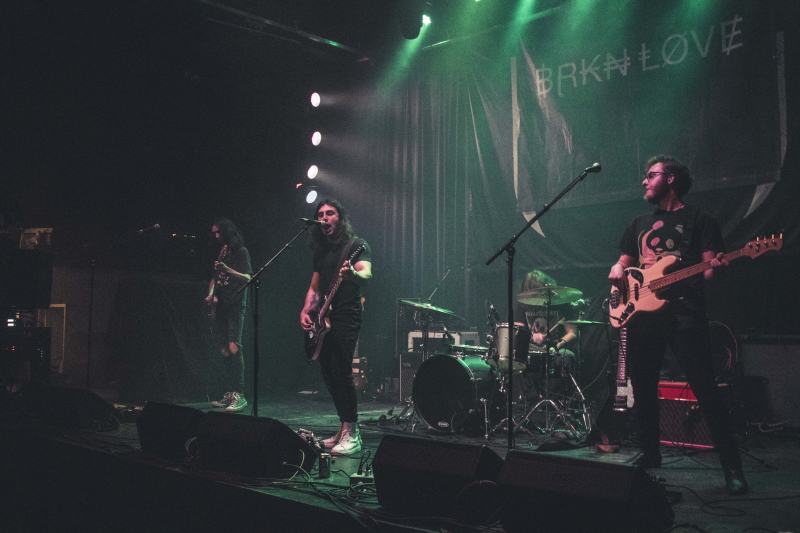 Toronto rockers BRKN Love performing at The Park Theatre.