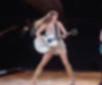 Taylor Swift performing live in Toronto on the Eras Tour.