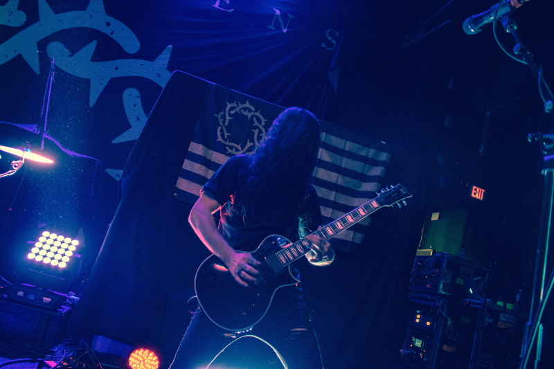 Post-hardcore/metalcore band Bad Omens performing at Winnipeg's Park Theatre.