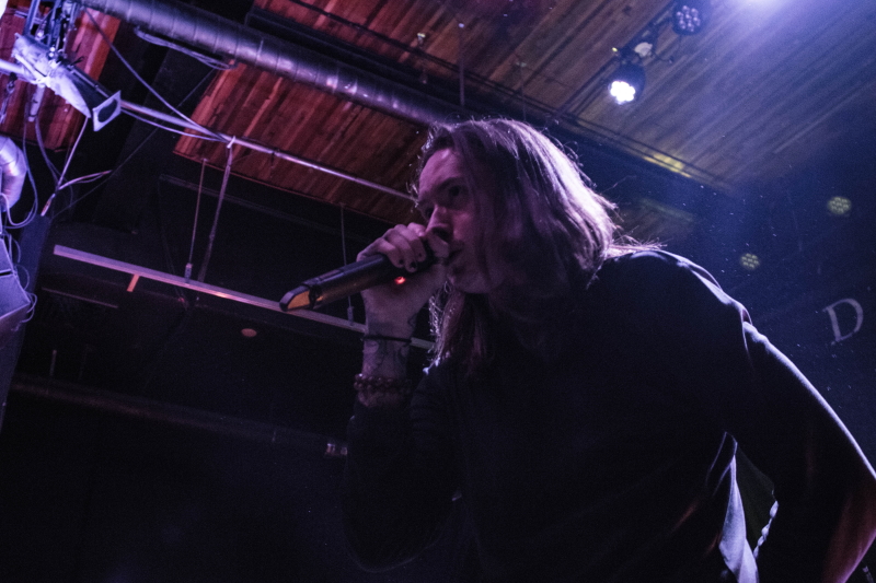 Post-hardcore/metalcore band Bad Omens performing at Winnipeg's Park Theatre.