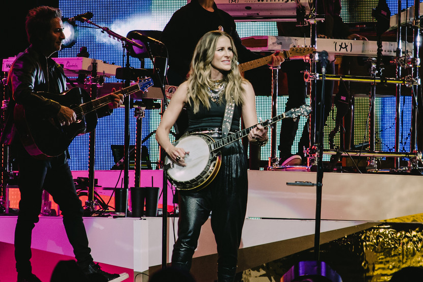 The Chicks live on stage in Winnipeg, MB on September 11, 2023 at the Canada Life Centre.