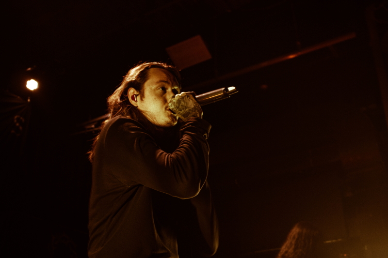 Post-hardcore/metalcore band Bad Omens performing at Winnipeg's Park Theatre.
