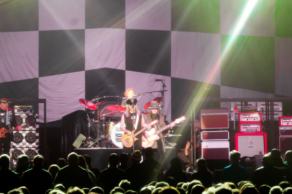 Cheap Trick performing in Regina, SK on the Brandt Centre stage.