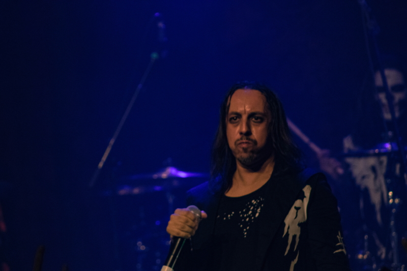 Gothic metal/alternative metal band Lacuna Coil performing at Winnipeg's Park Theatre.