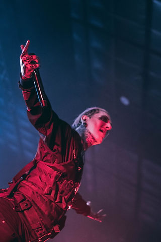 Motionless In White live on stage in Fargo.