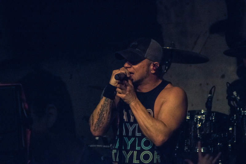 Alternative metal band All That Remains performing at Winnipeg's Park Theatre.