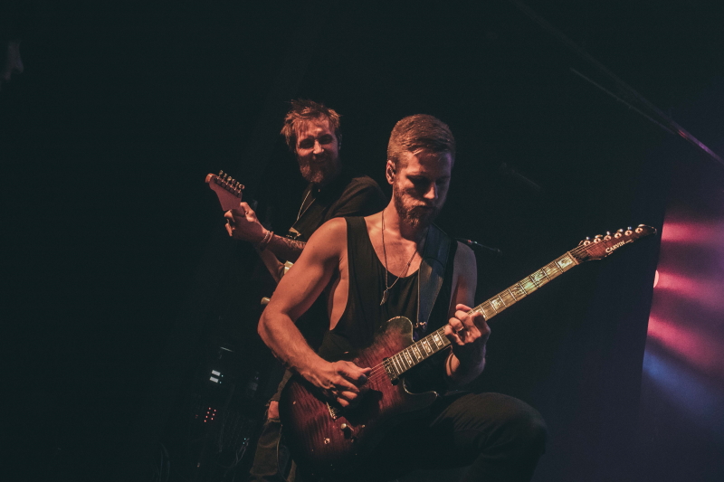 Alberta's hard rock band Royal Tusk performing at The Park Theatre.