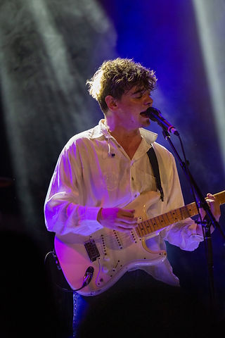 The Academic performing at the Bowery Ballroom in NYC.