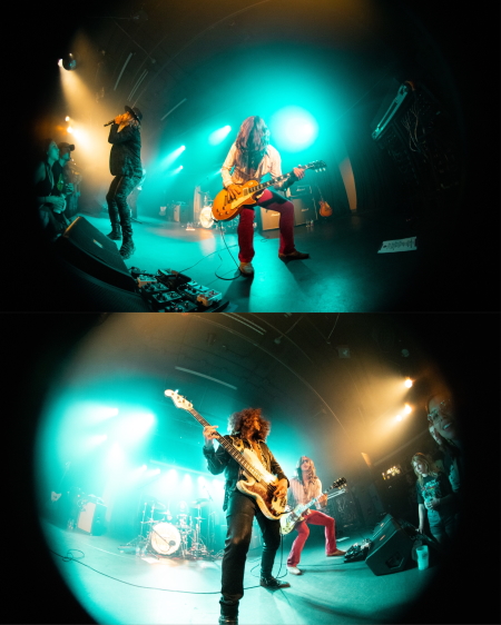 Dirty Honey rocking the stage of Louis' in Saskatoon, SK.