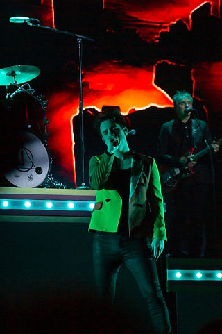 Panic! at the Disco on stage in London in part of their farewell tour.