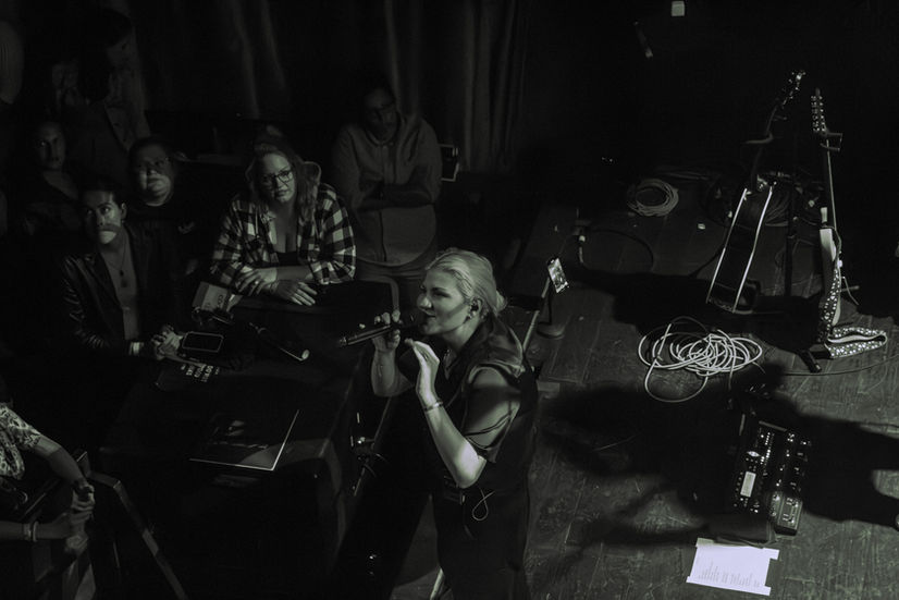 Maddie Zahm performing in San Diego on March 15, 2024 at The Music Box.