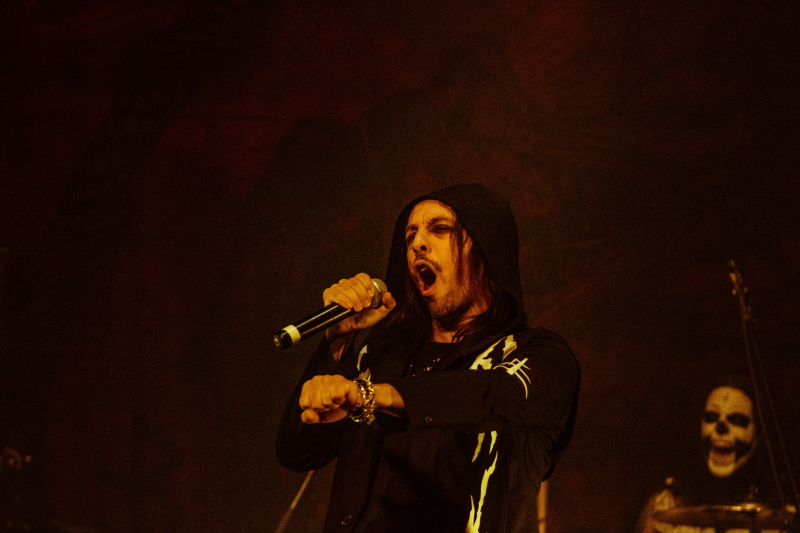 Gothic metal/alternative metal band Lacuna Coil performing at Winnipeg's Park Theatre.