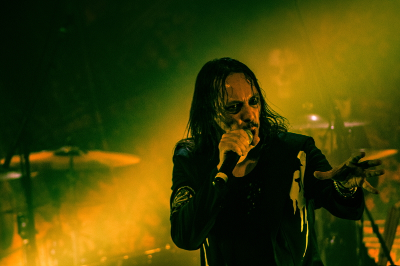 Gothic metal/alternative metal band Lacuna Coil performing at Winnipeg's Park Theatre.