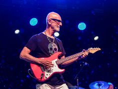 Kim Mitchell performing at this years Burt Block Party.
