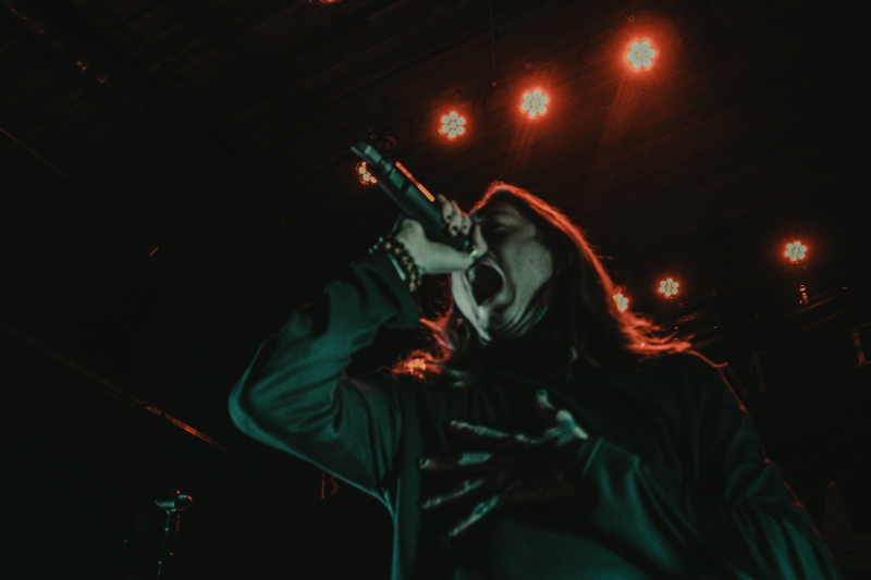 Post-hardcore/metalcore band Bad Omens performing at Winnipeg's Park Theatre.