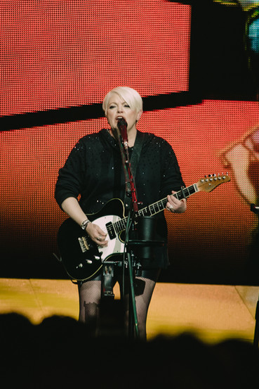 The Chicks live on stage in Winnipeg, MB on September 11, 2023 at the Canada Life Centre.