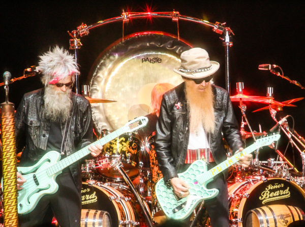 ZZ Top performing in Regina, SK as part of their Spring 2022 Canadian tour.