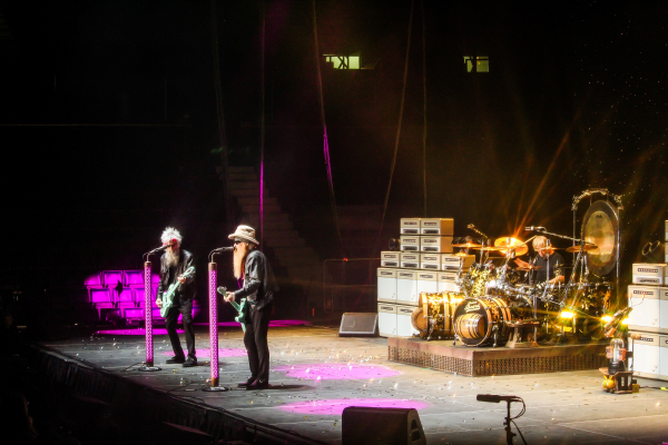 ZZ Top performing in Regina, SK as part of their Spring 2022 Canadian tour.