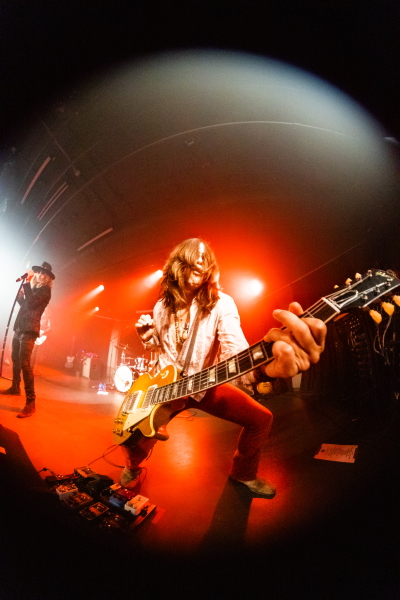Dirty Honey rocking the stage of Louis' in Saskatoon, SK.