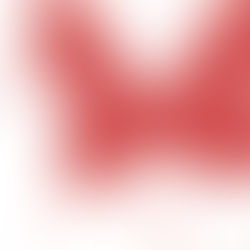 Red butterfly silhouette against a white background, appearing abstract and artistic. The mood is calm and expressive.