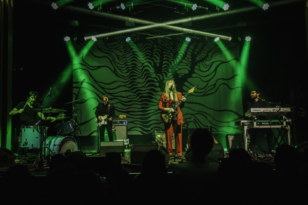 Madison Cunningham and her band performing at Webster Hall in in New York City.