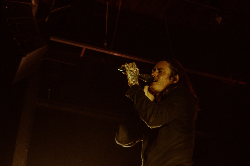 Post-hardcore/metalcore band Bad Omens performing at Winnipeg's Park Theatre.