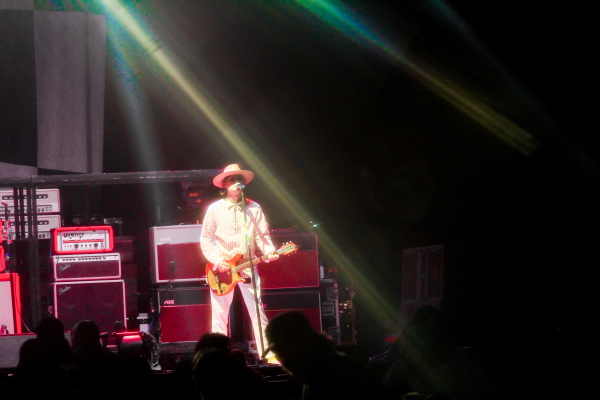 Cheap Trick performing in Regina, SK on the Brandt Centre stage.