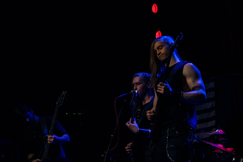 Metal band Uncured performing at The Park Theatre in Winnipeg.