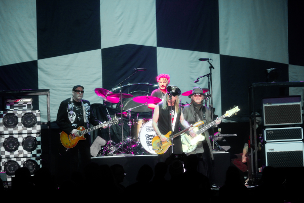 Cheap Trick performing in Regina, SK on the Brandt Centre stage.