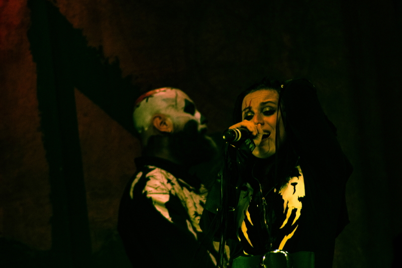 Gothic metal/alternative metal band Lacuna Coil performing at Winnipeg's Park Theatre.