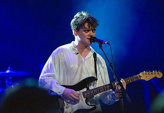 The Academic performing at the Bowery Ballroom in NYC.