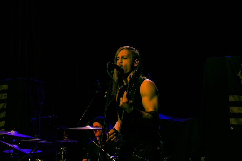 Metal band Uncured performing at The Park Theatre in Winnipeg.