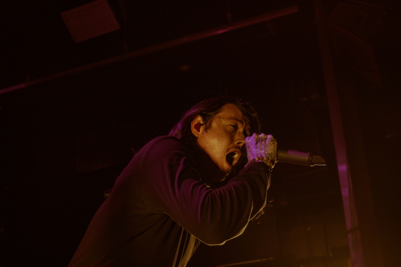 Post-hardcore/metalcore band Bad Omens performing at Winnipeg's Park Theatre.