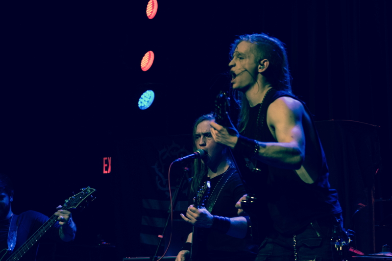 Metal band Uncured performing at The Park Theatre in Winnipeg.